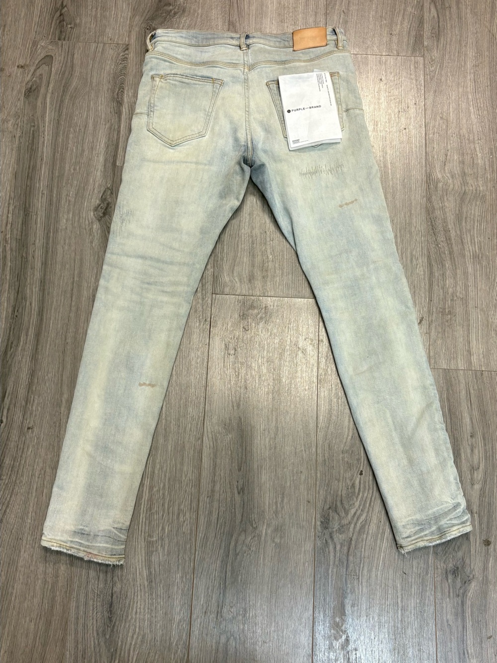 Purple brand Light Wash Men’s Slim Jeans - Classic Everyday Style